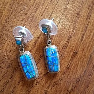 Opal earrings